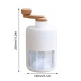 thumbnail image 2 of Yucurem 500ML Hand-operated Ice Shaver Portable Manual Ice Shaver for Milkshake Smoothie Kitchen Supplies (White + Khaki), 2 of 10
