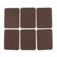 thumbnail image 1 of 6pcs s de Mezclilla de Ropas de Demin Rectangul Remiendo de Costura café Sunnimix Parches de hierro sobre denim, 1 of 6