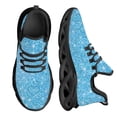 thumbnail image 1 of Chaussures de Course en Mesh pour Femmes Design Flocons de Neige Brillants Chaussures à Plateforme Légères Résistantes à l'Usure, 1 of 5