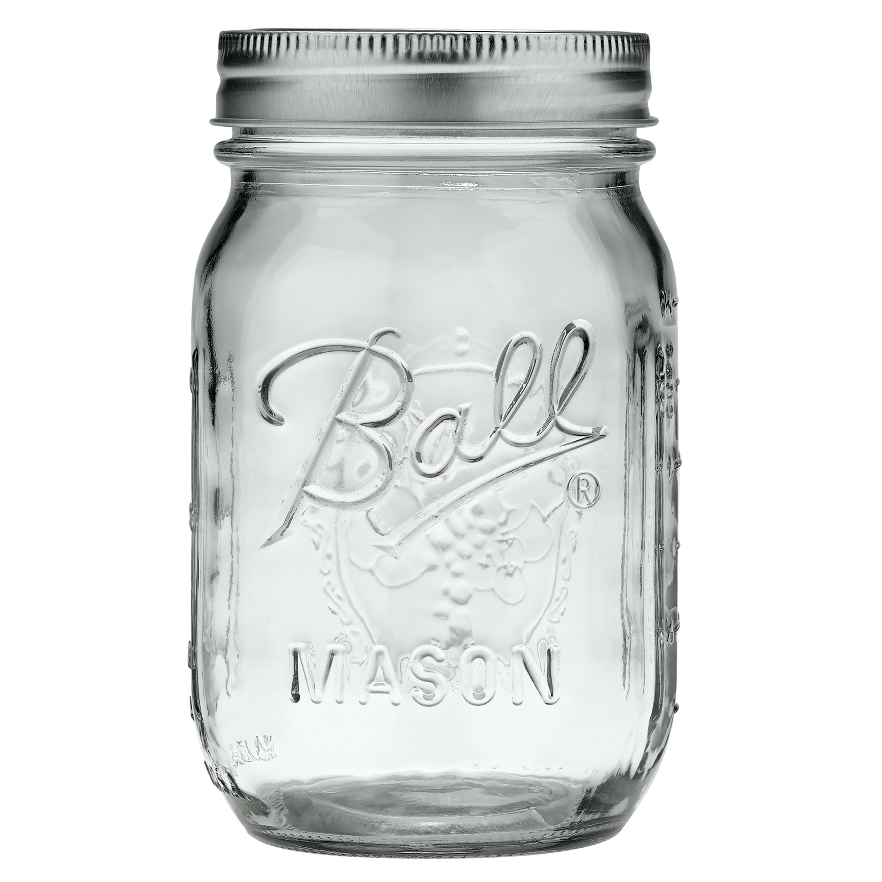 Ball Regular Mouth 16oz Pint Mason Jars with Lids & Bands, 12 Count - image 2 of 4