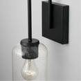 thumbnail image 3 of 639311BN-500-HomePlace-Carter - 1 Light Wall Sconce Brushed Nickel Finish with Clear Seeded Glass, 3 of 5