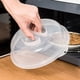 thumbnail image 4 of Cubierta para microondas para alimentos, tapa protectora contra salpicaduras, plato de plástico transparente, protector de plato, asa Gurad., 4 of 7