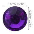 thumbnail image 6 of ETHZZLE 1000Pcs Sparkly Purple Flatback Resin Rhinestones for DIY Nail Art Phone Case Decoration, 6 of 8