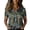 Blue, variant on Women's Retro Shirt Women's Satin Printed Short Sleeved Shirt Vacation Style Shirt