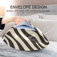 thumbnail image 4 of Yayeee Pillowcase Standard Size Set of 2 Satin Wrinkle Resistant Pillow Case, Black Lines, 4 of 7