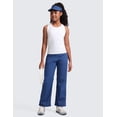 thumbnail image 3 of CRZ YOGA Girls Seamless Athletic Tank Tops Waist Length Active Dance Casual Racerback Sleeveless Shirts Kids Teen, 3 of 6