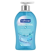 Softsoap Cool Splash Scent Antibacterial Liquid Hand Soap, 11.25 oz Bottle