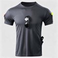 thumbnail image 5 of DIOAZUD Workout Shirts for Men Short Sleeve Moisture Wicking Crew Neck Side Pocket Tees Athletic Gym Active T Shirt for Daily Outdoor, 5 of 10