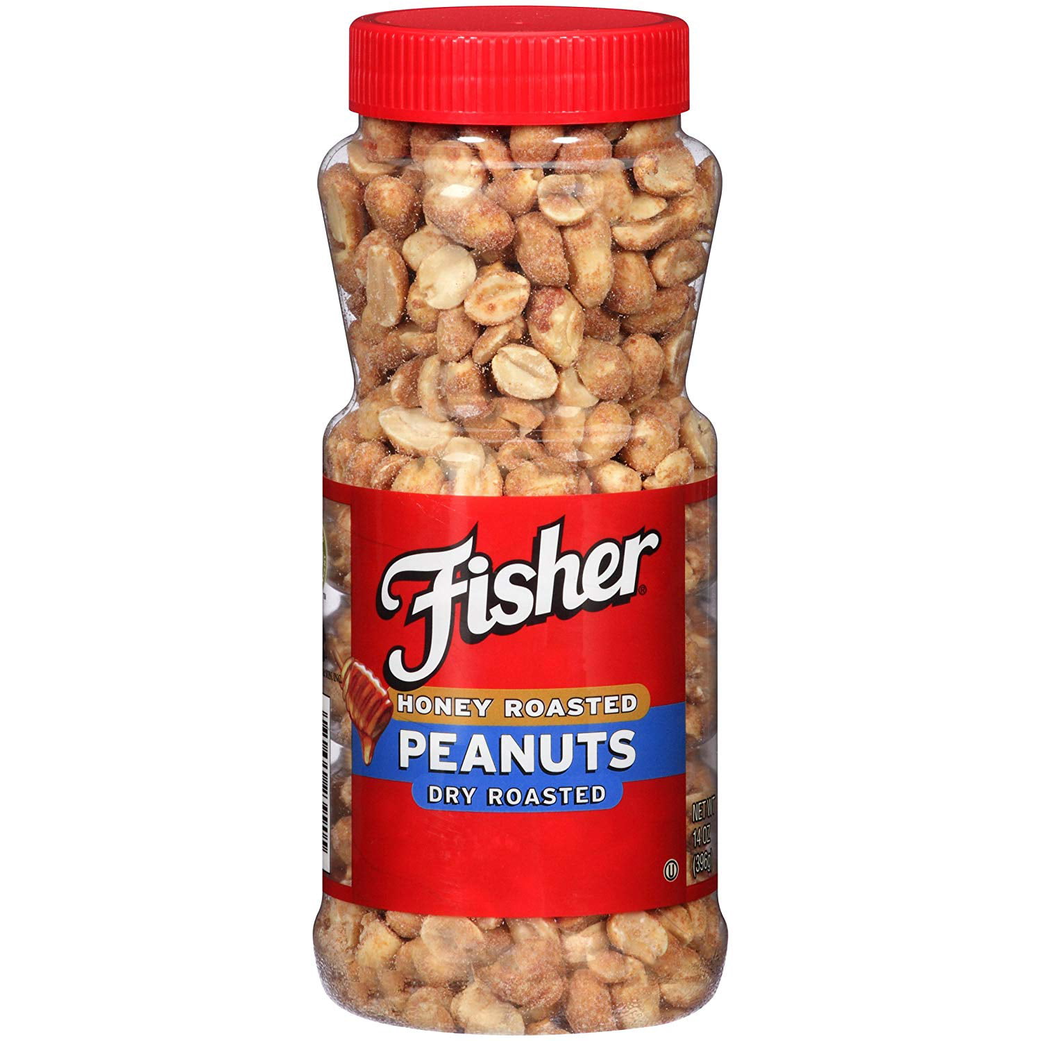 Fisher Snack Honey Roasted Peanuts Golden Roast 14 Oz Walmart