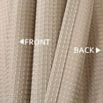 thumbnail image 2 of Waffle Weave Textured Short Curtain for Bathroom Waterproof Window Covering Kitchen Cafe Curtains, 2 of 5