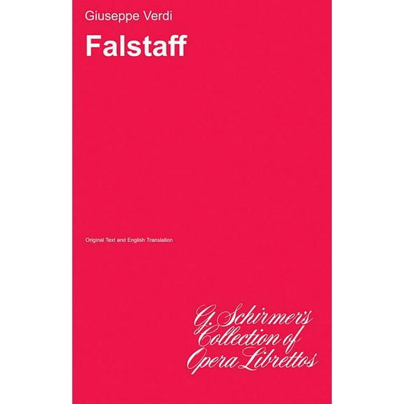 Falstaff: Libretto (Paperback)