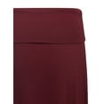 thumbnail image 5 of KOGMO Womens Classic Maxi Skirt with Foldable Wide Waistband (S-3X), 5 of 6