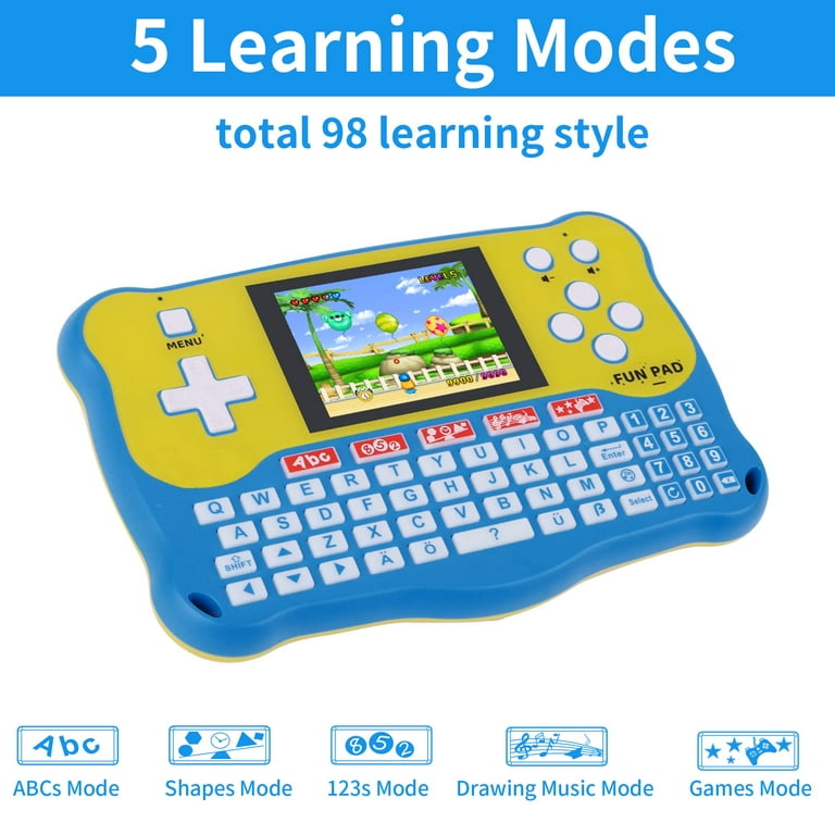 Kids Tablet Baby Learning Pad with LED Screen Toddler Tablet with