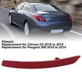 thumbnail image 4 of Rear Bumper Reflector Light Lamp,  Back Bumper Reflectors High Brightness Sunlight Resistance 9670338080 Left Side  for C5, 4 of 7