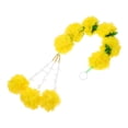 thumbnail image 4 of Guirnalda de caléndula: Guirnalda de caléndula para Diwali, hebras largas, decoraciones para el Día de los Muertos, flores artificiales, adornos colgantes para fiestas, decoración del hogar., 4 of 4