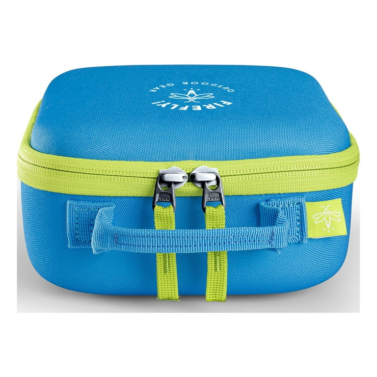 Hydro Flask Lunchbox Insulated Large Blue Rubber Handle Double Zipper