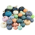 thumbnail image 1 of 16Pcs Artificial Autumn Pumpkins Fake Foam Pumpkins for Halloween Thanksgiving Halloween Decoration, 1 of 5