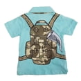 thumbnail image 2 of Infant & Toddler Boys 2-Piece Light Blue Explorer Polo Shirt & Camo Shorts Set, 2 of 2