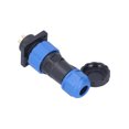 thumbnail image 1 of Square Waterproof Plug Socket, Copper Contacts Industrial Connector Adapter  Conductivity SP20 AC 380V  For Electronic Equipments For Communications, 1 of 8
