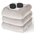 thumbnail image 1 of Manta eléctrica Bedsure King Size con doble control, color crema, 1 of 8