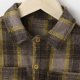 thumbnail image 4 of Abrigo De Invierno Para Niños Pequeños Niños Prendas De Abrigo Chaquetas Camisa De Franela Chaqueta A Cuadros Manga Larga Solapa Botón Abajo Camisas Abrigos Otoño Tops Amarillo Odeerbi LM103-2758, 4 of 9