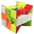 thumbnail image 3 of Vivid Color 3x3 Stickers-Free Speed Cube Twisting Magic Puzzle Toy Suitable for Various Brands, 3 of 5