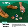 thumbnail image 2 of K9King Ball Marker Combo Set with Magnetic Hat Clips – Funny Gift Pack for Golf Lovers, 4 Count, 2 of 7