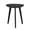 Black, variant on MH London Wandsworth Solid Mango Wood End Table 18 Inch Rounded Triangle Top Natural