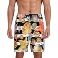 thumbnail image 1 of Fotbe Sea Shell Pantalones Cortos de Pijama para Hombre, Ropa de Dormir, Pantalones de Pijama Cortos para Hombre-4X-Large, 1 of 6