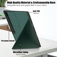 thumbnail image 5 of Allytech Galaxy Tab S8 Ultra Case 14.6-inch SM-X900 X906,Ultra Slim Flip Folding Stand Auto Sleep Wake Smart Cover Shockproof Durable PU Leather Case for Samsung Galaxy Tab S8 Ultra 14.6" -Darkgreen, 5 of 9