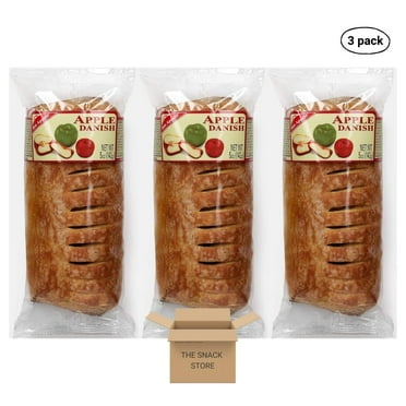 The Snack Store Bundle Bon Appetit Apple Danish, Pack of 3 (5 oz)