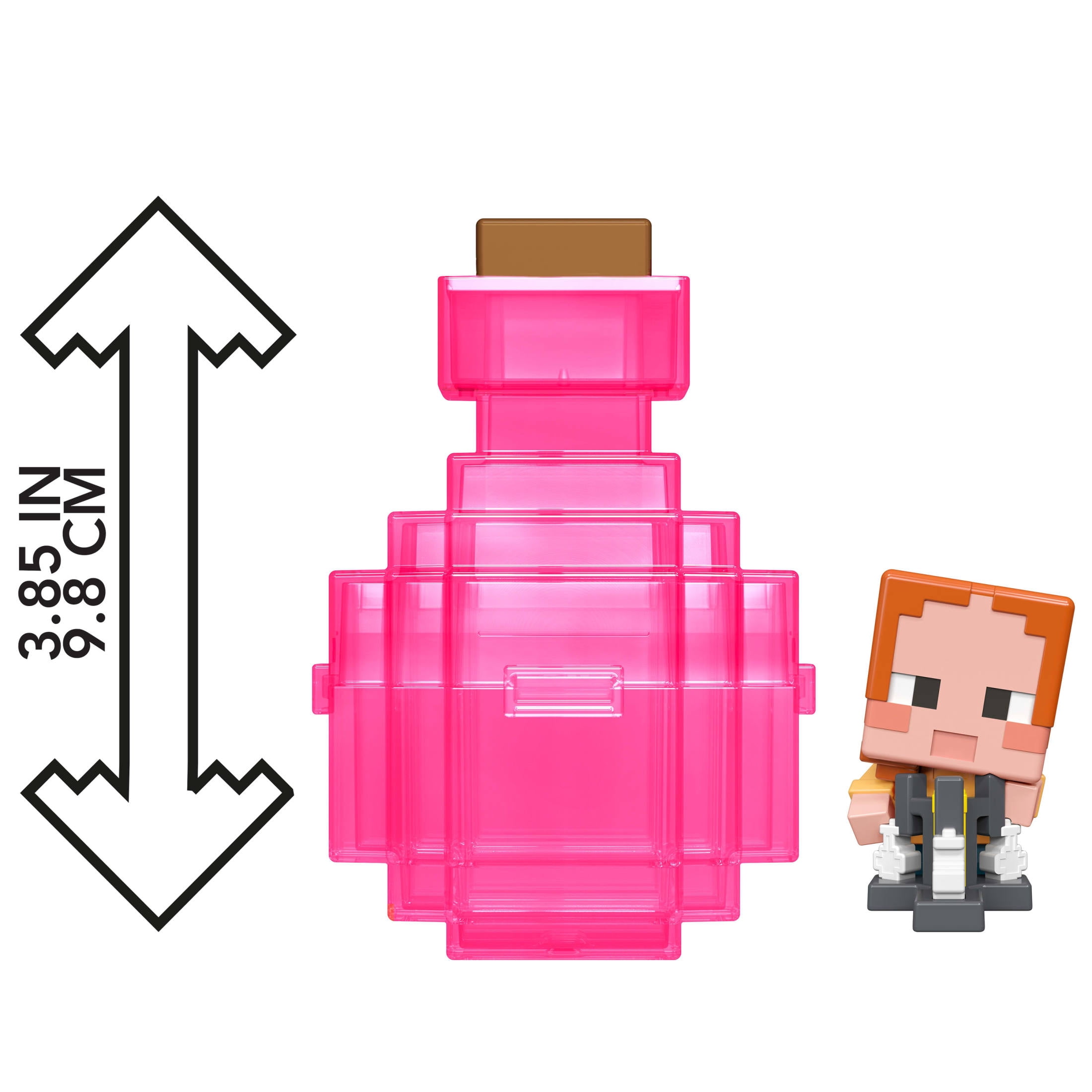Minecraft Mini Mode Potion Brewing Action Figures with Color Reveal (Characters May Vary)