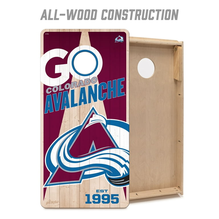 Colorado Avalanche 2' x 4' Cornhole Game Set with Official Size