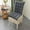 Gray, variant on 100Fens High Back Chair Cushion Indoor And Outdoor Porch Wags Cushion Rainproof Rocking Chair Cushion All-Weather Replacement Cushion