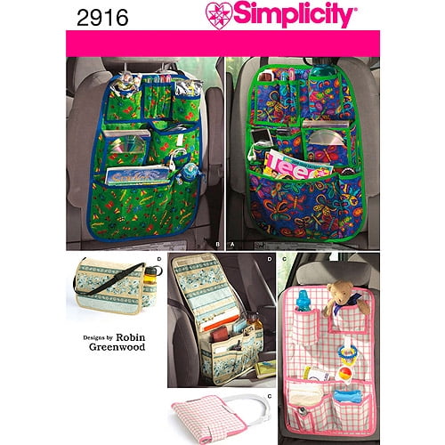 Simplicity Car Organizers Pattern, 1 Each