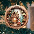 thumbnail image 5 of Isvgxsz Christmas Hanging Santa Claus Sign Santa Indoor/Outdoor Decor Hanging Santa Claus Wall Ornament for Christmas Holidays Wall Door Home Decoration, 5 of 5