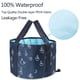 thumbnail image 4 of Lavabo plegable para spa para pies, cubo plegable para remojar cubo plegable para remojar pies bañera para pies funcionalidad inteligente, 4 of 5