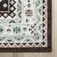 thumbnail image 4 of Well Woven Kings Court Kama Tribal Medallion Black 5' x 7' Area Rug, 4 of 8