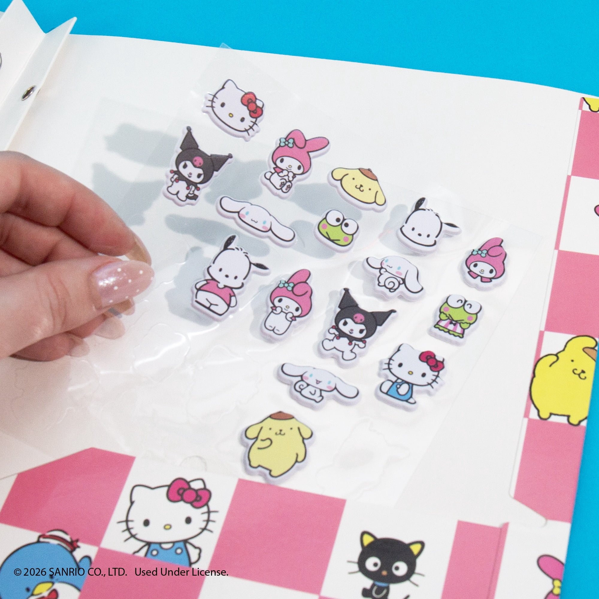 Hello Kitty® And Friends Pocket Folder Checkerboard Design With Interior Pockets