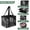 The black aBlack and White of Catsnd white of cats, variant on Collapsible Car Trunk Organizer with Handles 600D Oxford for Car Kitchen and Home Storage, Black and White Of Cats 13× 10.2×10.8inch