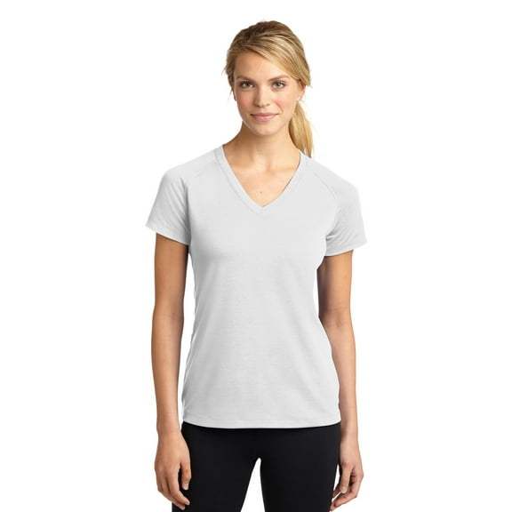 Sport-Tek Women's Short Sleeve Ultimate Performance V-Neck Tee - LST700