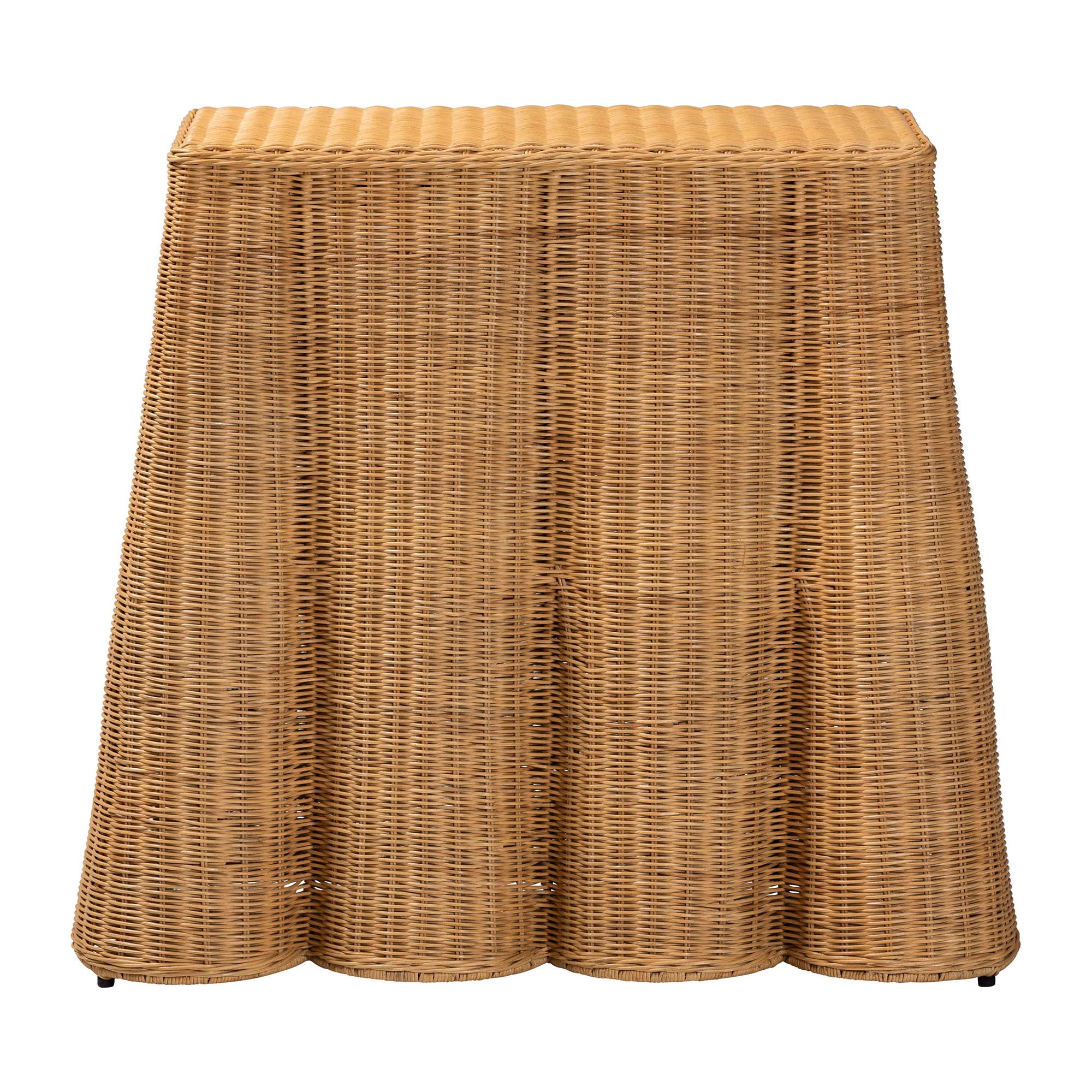 bali & pari Palm Boho Console Table, 36"W, Light Honey