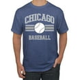 thumbnail image 1 of Wild Bobby City of Chicago CHI American Baseball Fantasy Fan Sports Men's T-Shirt, Vintage Heather Blue, 5X-Large, 1 of 6