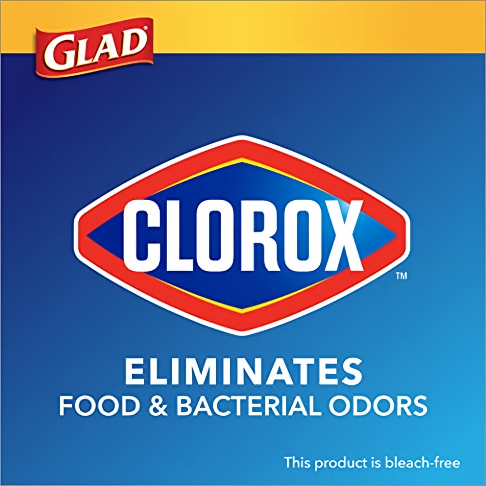 Glad ForceFlex Plus Tall Kitchen Garbage Bags Eucalyptus and Peppermint (Pack of 3)