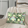 thumbnail image 4 of Plush Throw Pillow Covers, shy frog Pillow Cases with Invisible Zipper, Breathable Microfiber Pillow Cases Standard Size for Sleeping Bedroom Sofa Living Room 20x30, 4 of 5