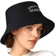 thumbnail image 5 of Worlds Best Grandpa Print Summer Bucket Hat for Women Men,Made In USA,Sun Hat For Golf Travel Beach Fishing Hat, 5 of 8