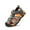 DARK/GREY/ORANGE, variant on Dream Pairs Kids Boys Girls Athletic Sandals Toddler Summer Beach Slippers Flip Shoes 170813-K FUCHSIA/LIGHT/GREY Size 13