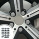 thumbnail image 1 of Diamond Studded Car Tire Nut Cover Car Wheel Hub Decorative Cover Diamond Studded Car Tire Screw Cap, 1 of 6