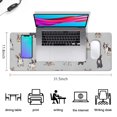 thumbnail image 5 of Long Mouse Pads for Desk,Boston Terrier Desk Mats on Top Of Desks, Desk Mouse Pad Extra Large with 3mm Non-Slip Base and Stitched Edge for Gaming,Office,Work,Home 31.5"x11.8", 5 of 6