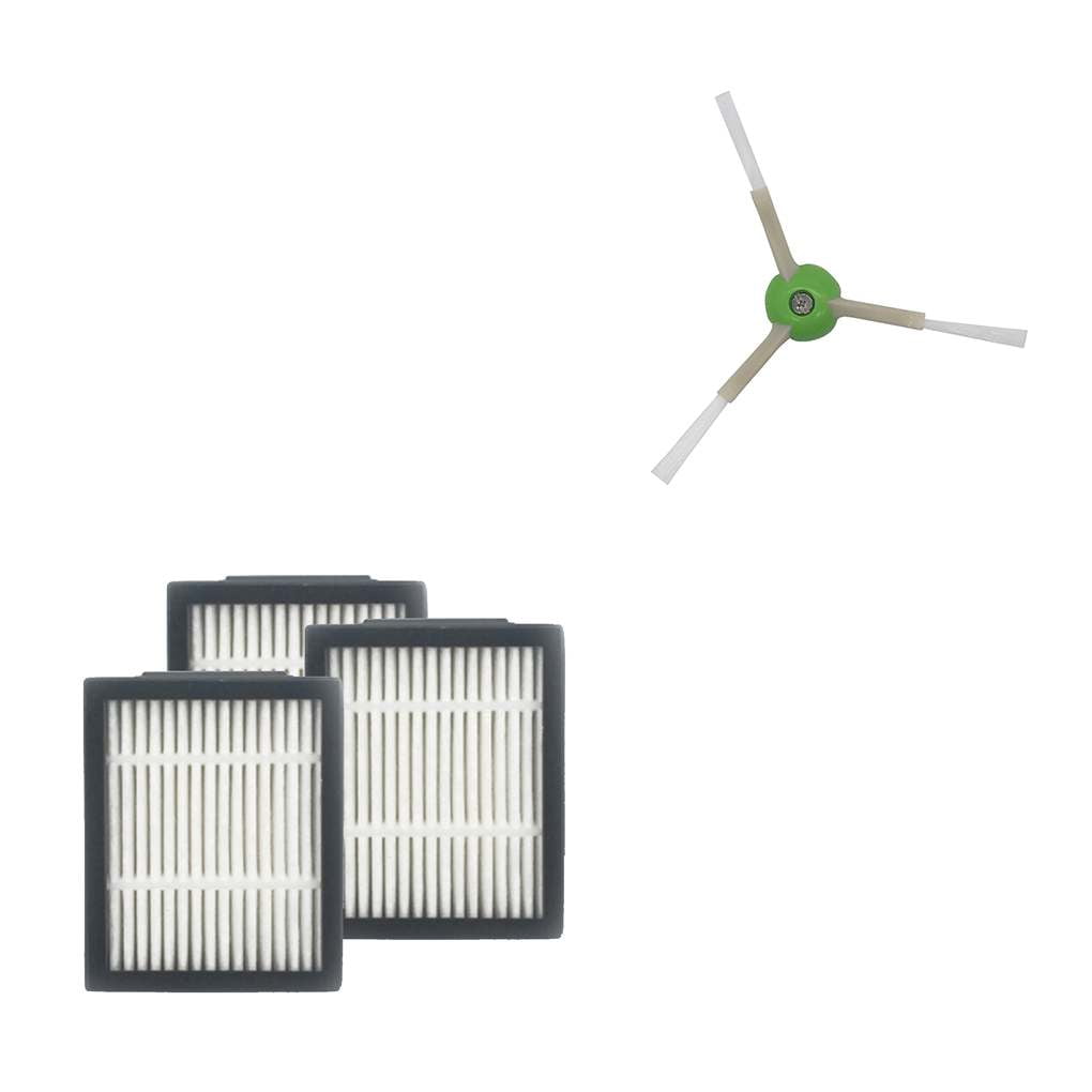 For iRobot Roomba i7 E5 E6 Vacuum Cleaner Hepa Filters/&Brushes Kits Replacement